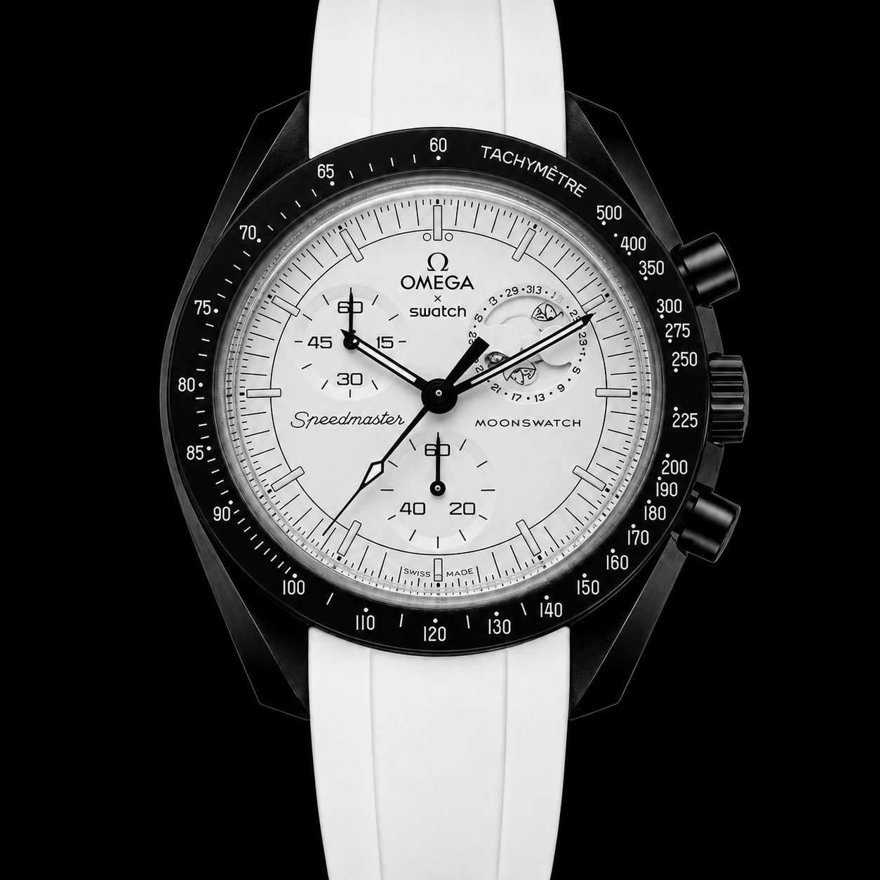 MOD Moonswatch Black White Snoopy