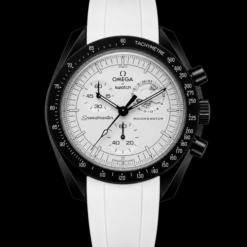 MOD Moonswatch Black White Snoopy
