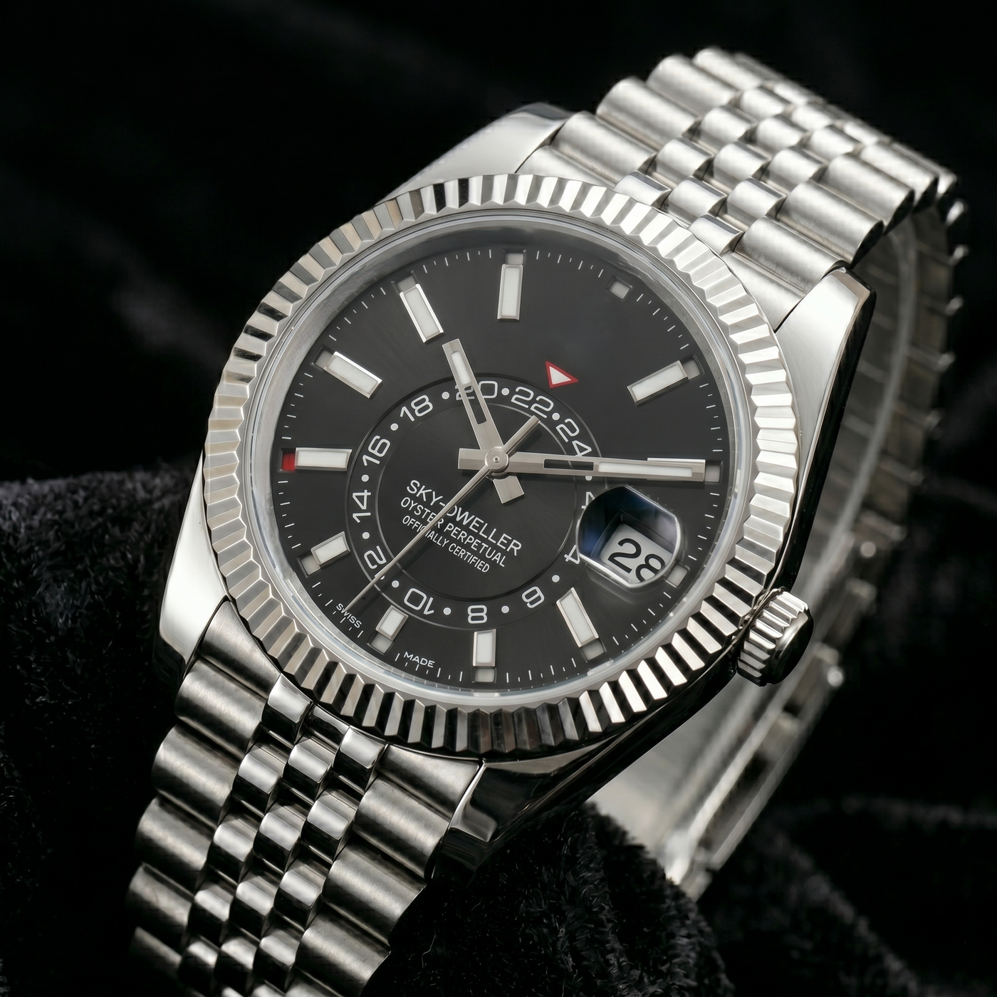 Seikojust Mod Sky Dweller Black