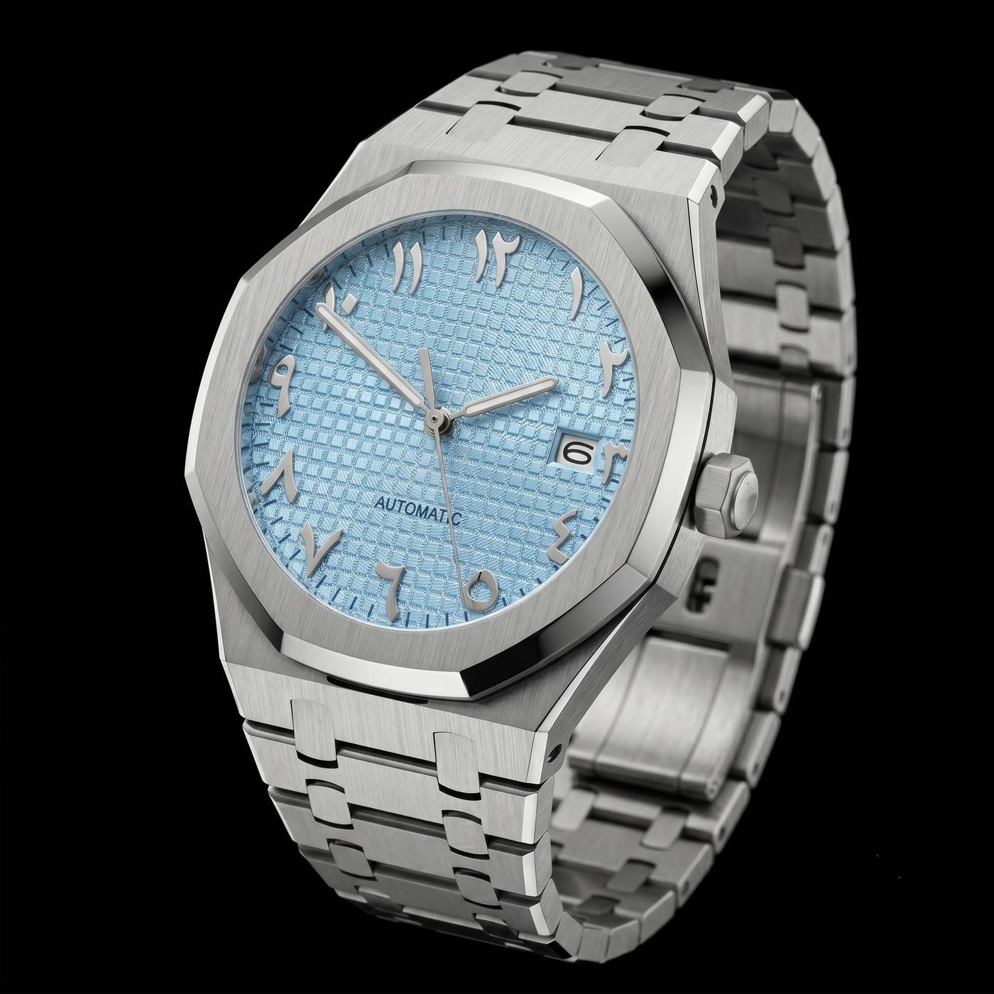Royal Seikoak Mod Arabe Bleu Glacé