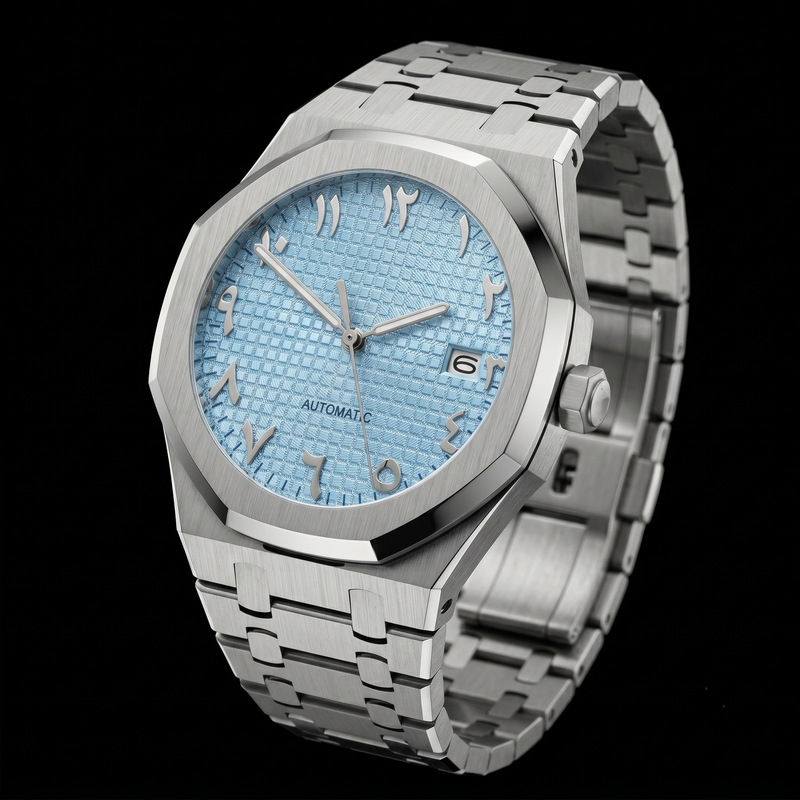 Royal Seikoak Mod Arabic Ice Blue
