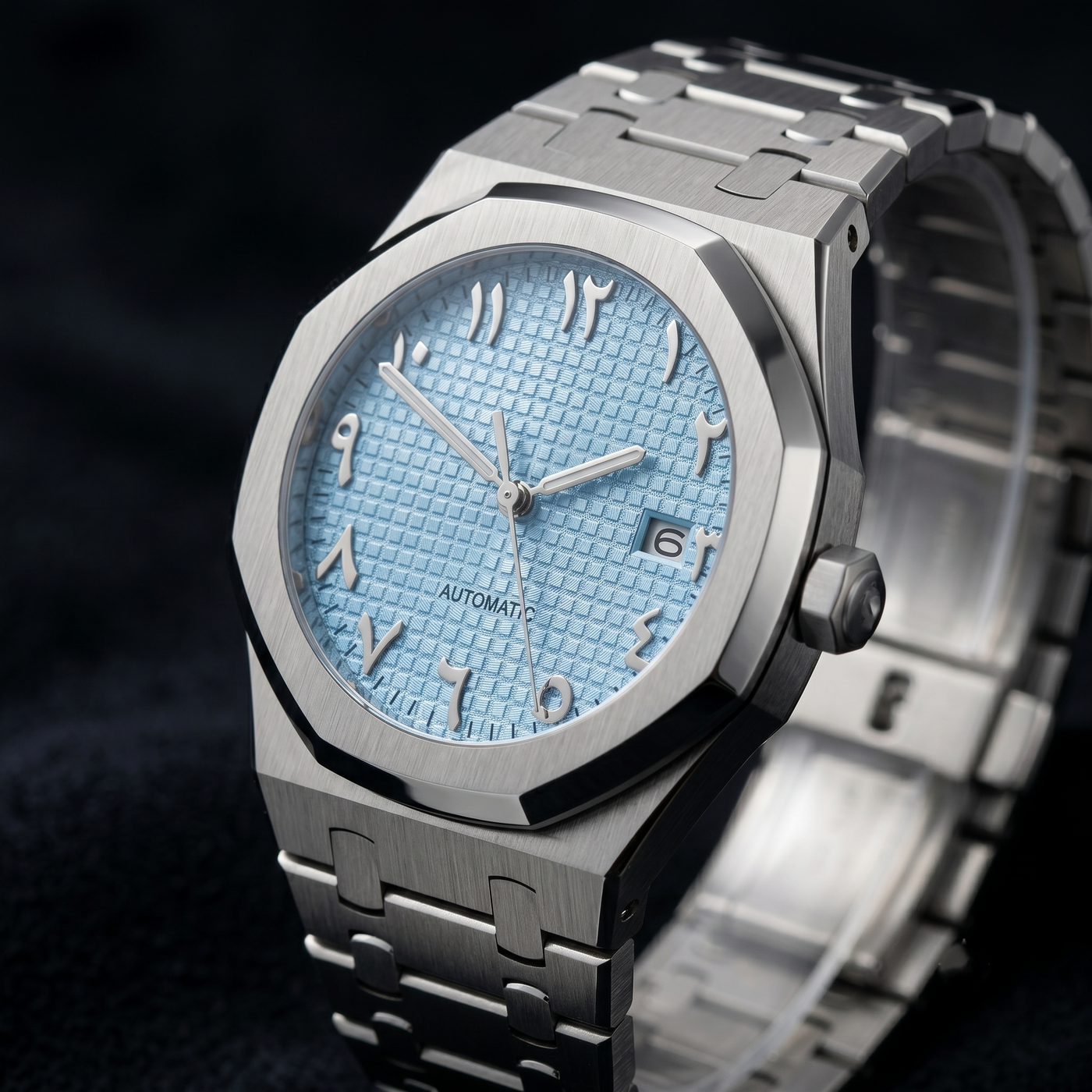 Royal Seikoak Mod Arabe Bleu Glacé