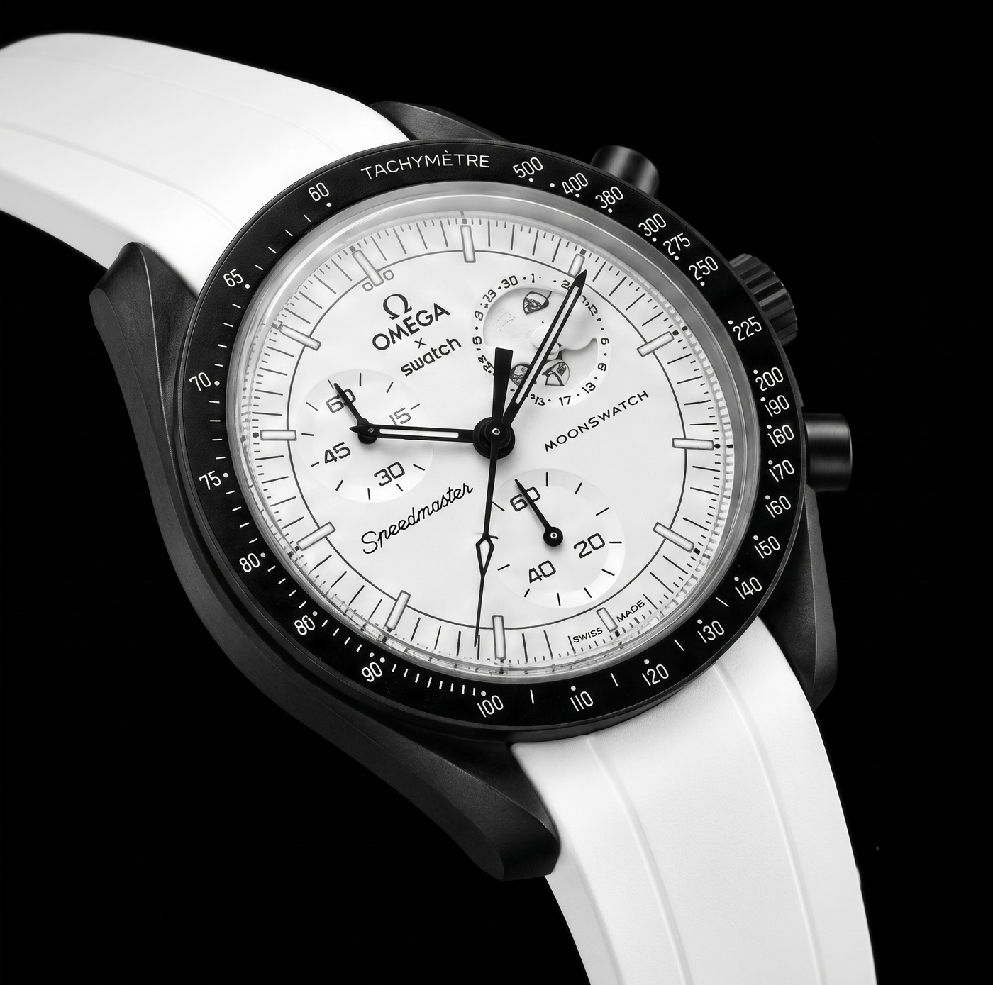 MOD Moonswatch Black White Snoopy