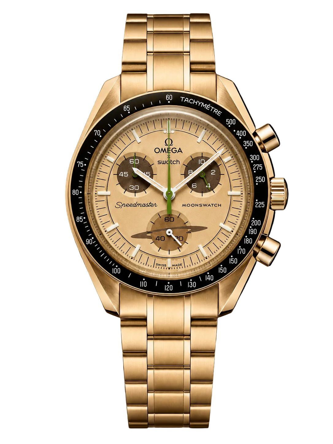 MOD Moonswatch Gold Saturn