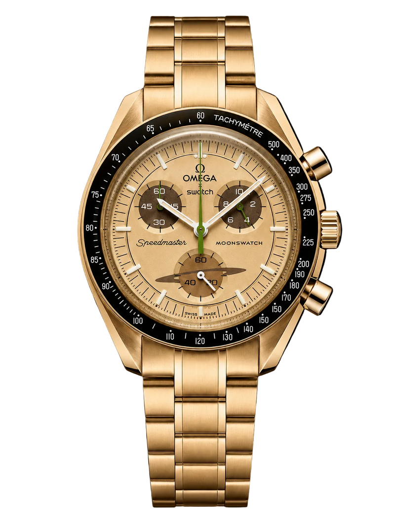 MOD Moonswatch Gold Saturn