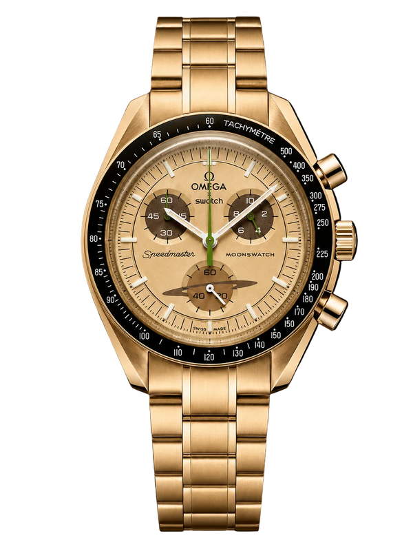MOD Moonswatch Gold Saturn