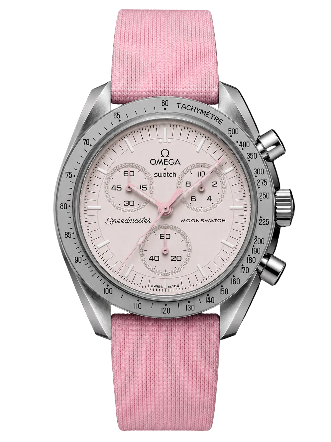 MOD Moonswatch Pink White