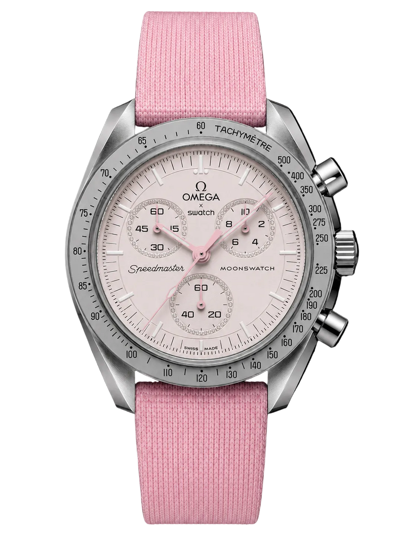 MOD Moonswatch Pink White