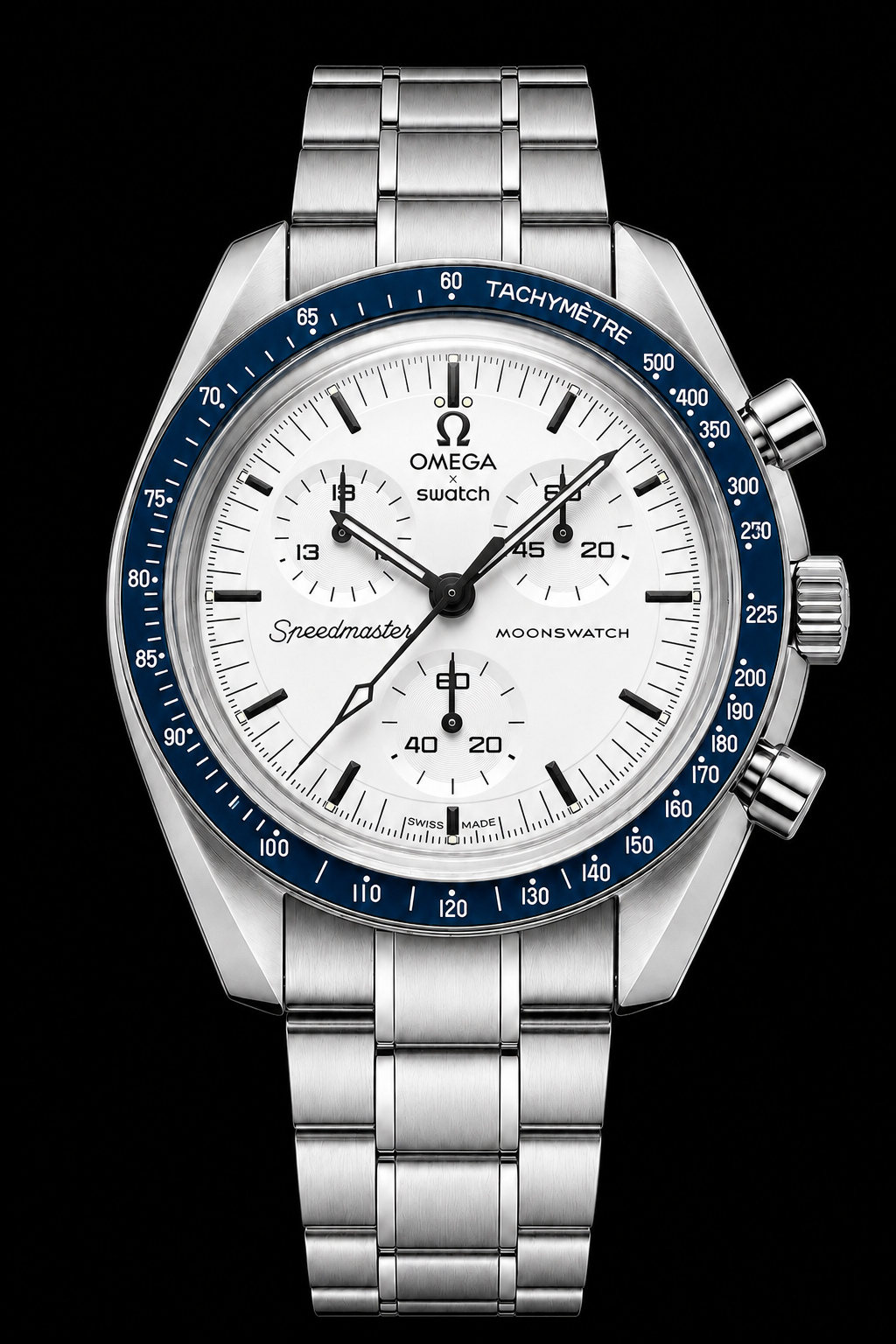 MOD Moonswatch Blue White