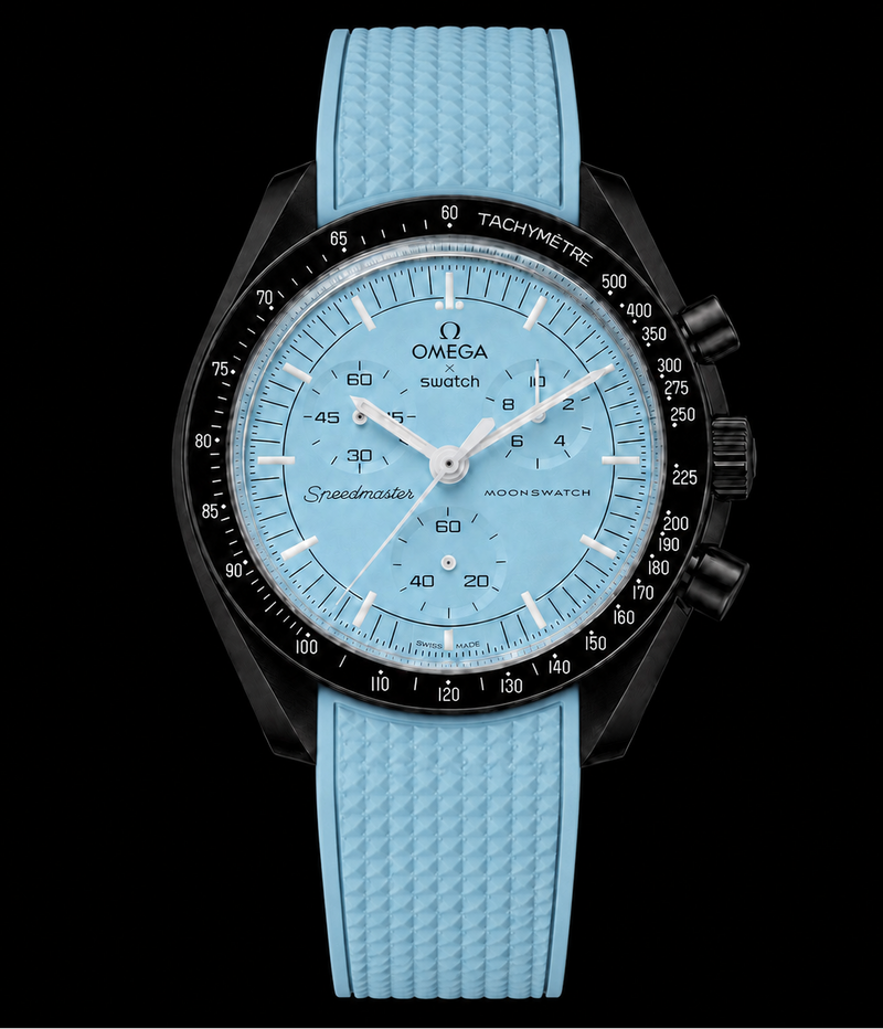 MOD Moonswatch Ice Blue Black