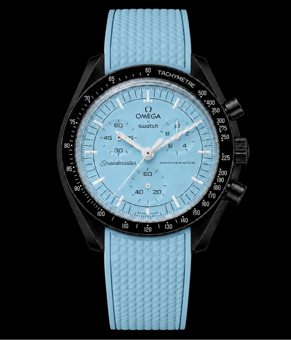 MOD Moonswatch Ice Blue Black