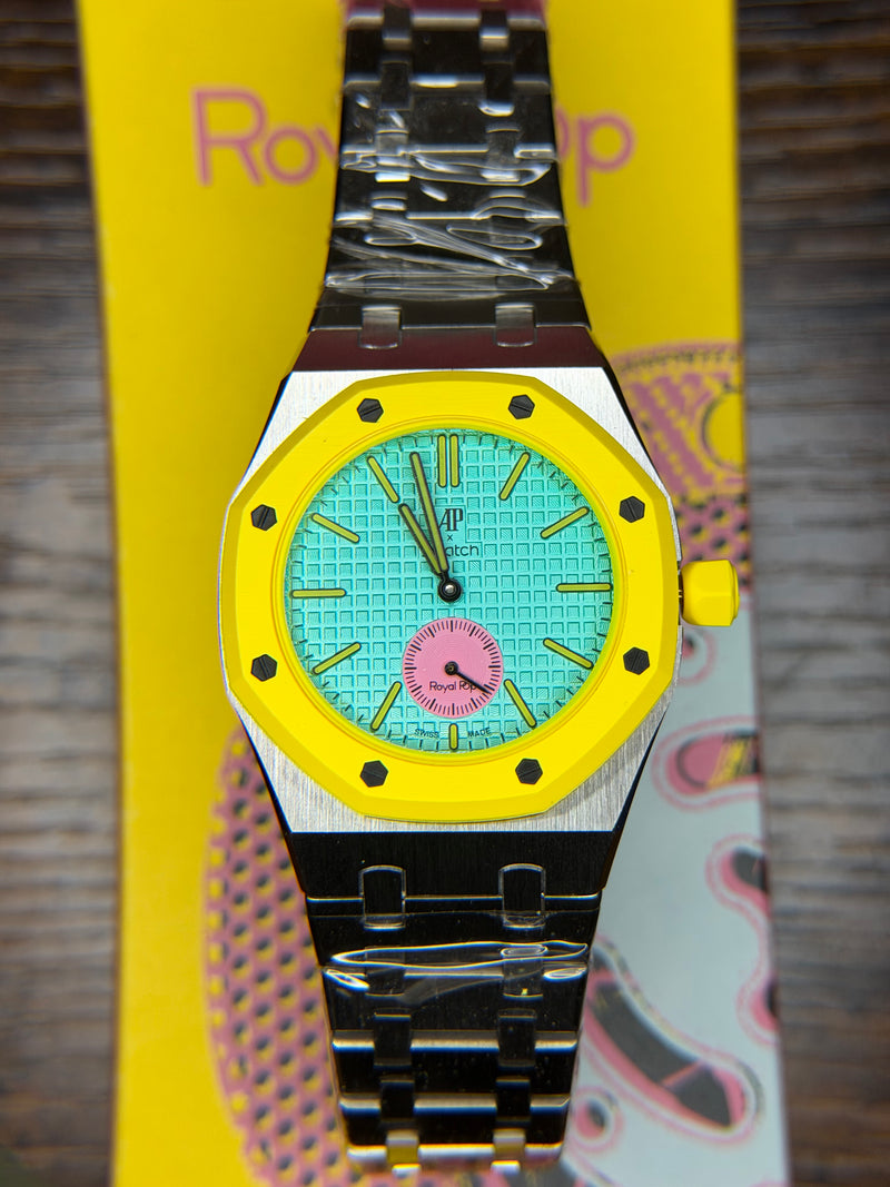 Ap Swatch MOD Pink Yellow Steel