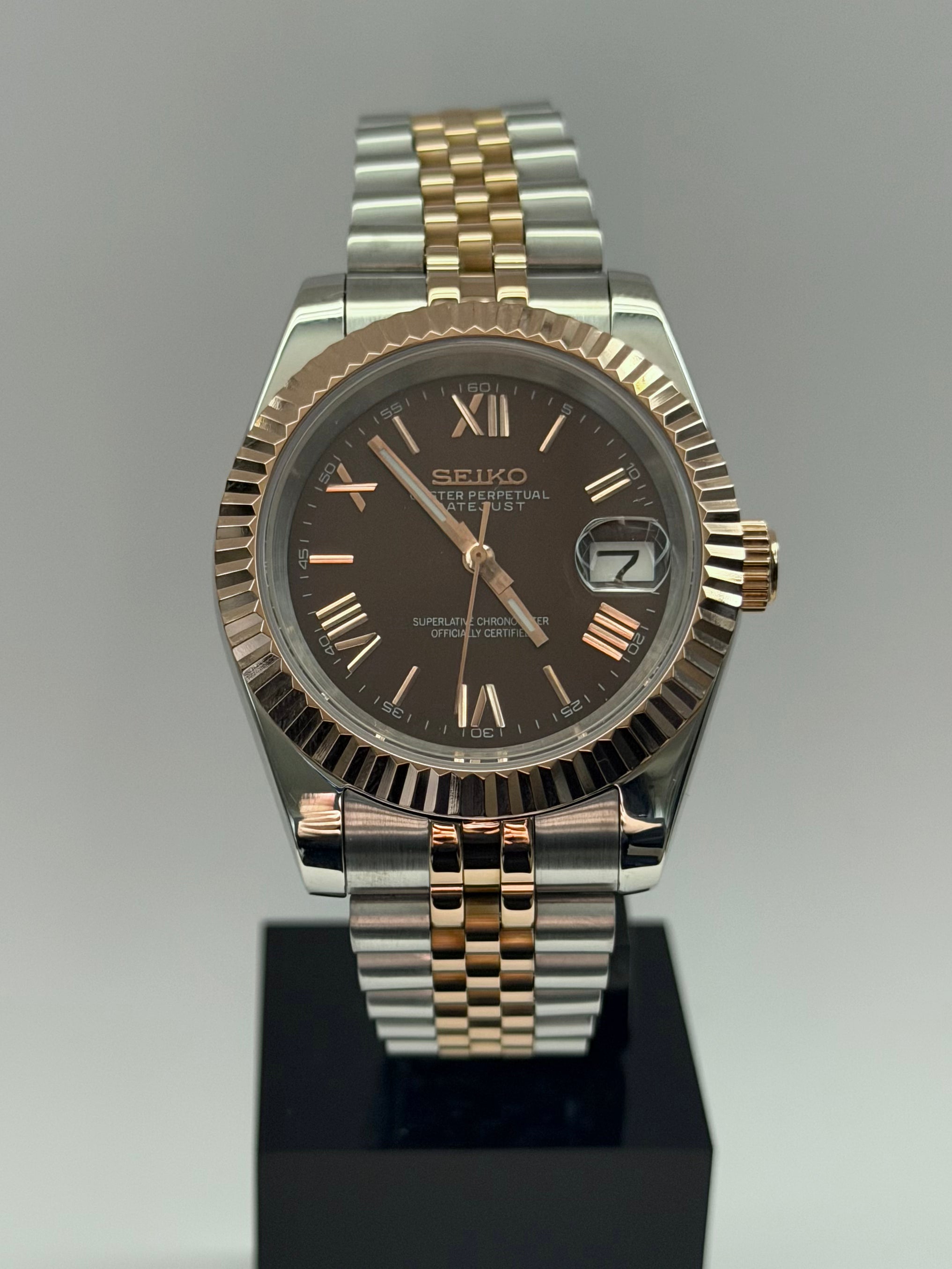 Datejust Mod Rose Gold Chocolate