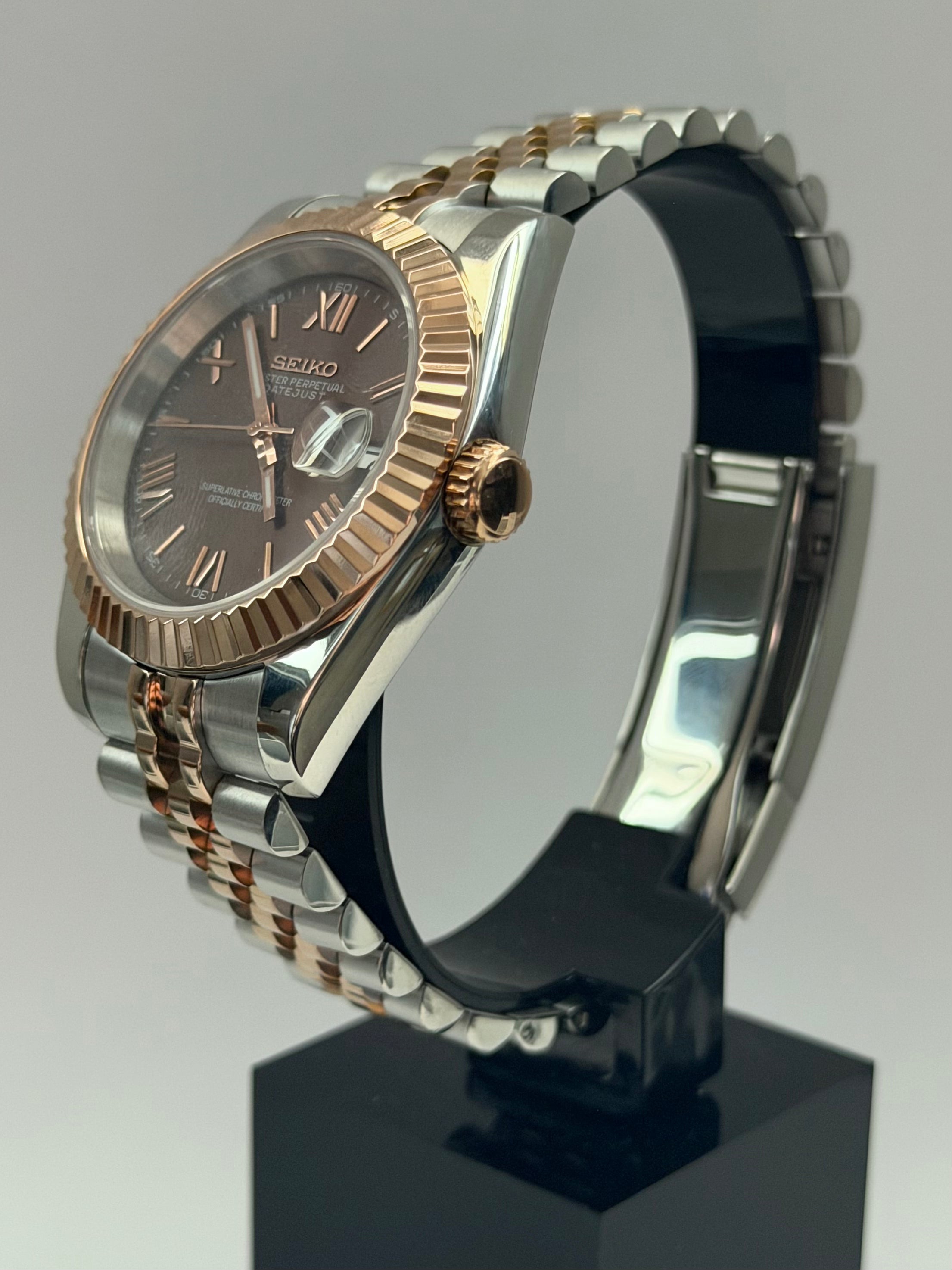 Datejust Mod Rose Gold Chocolate