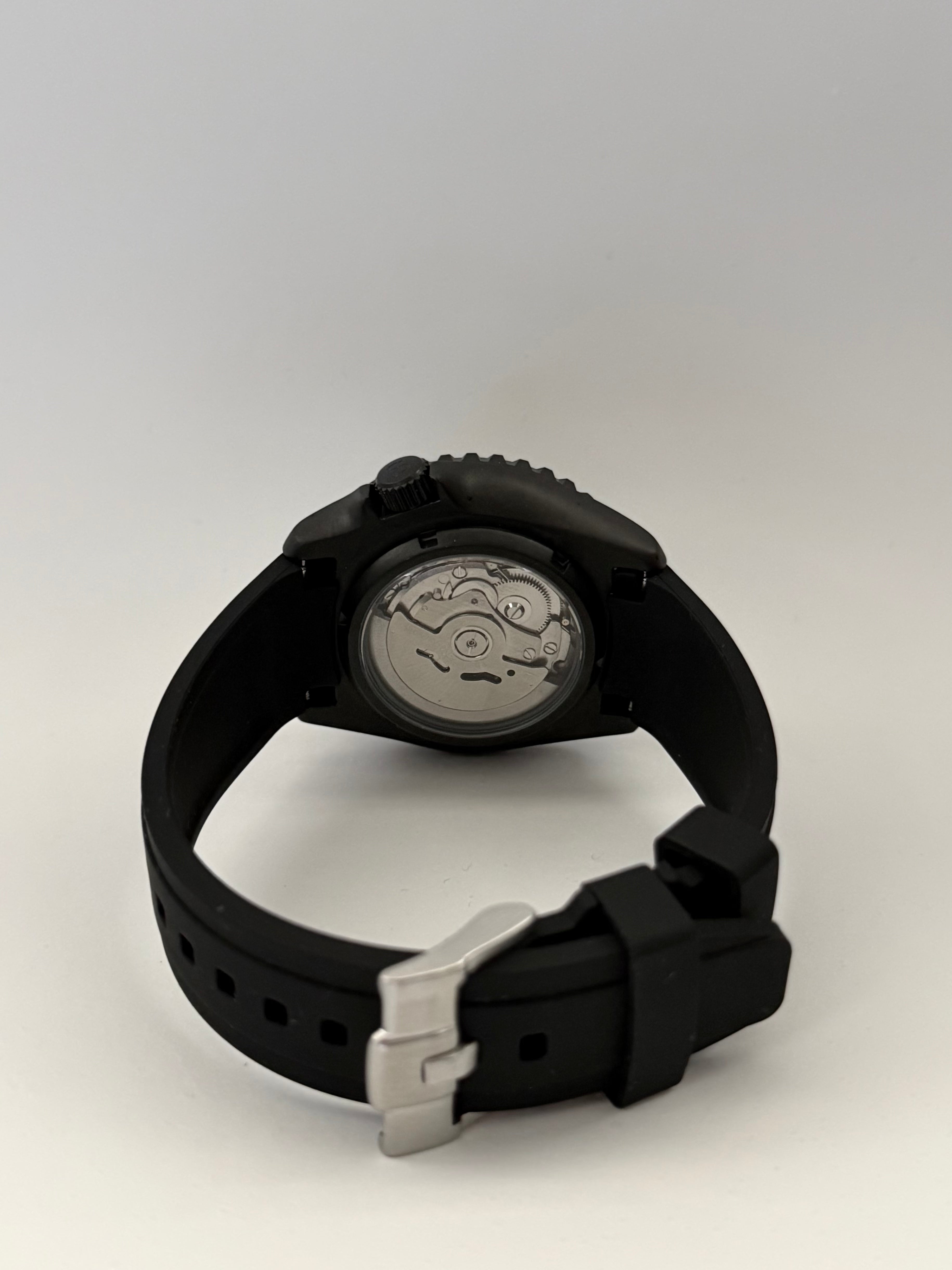 Yacht Master Mod Black Rubber Ceramic