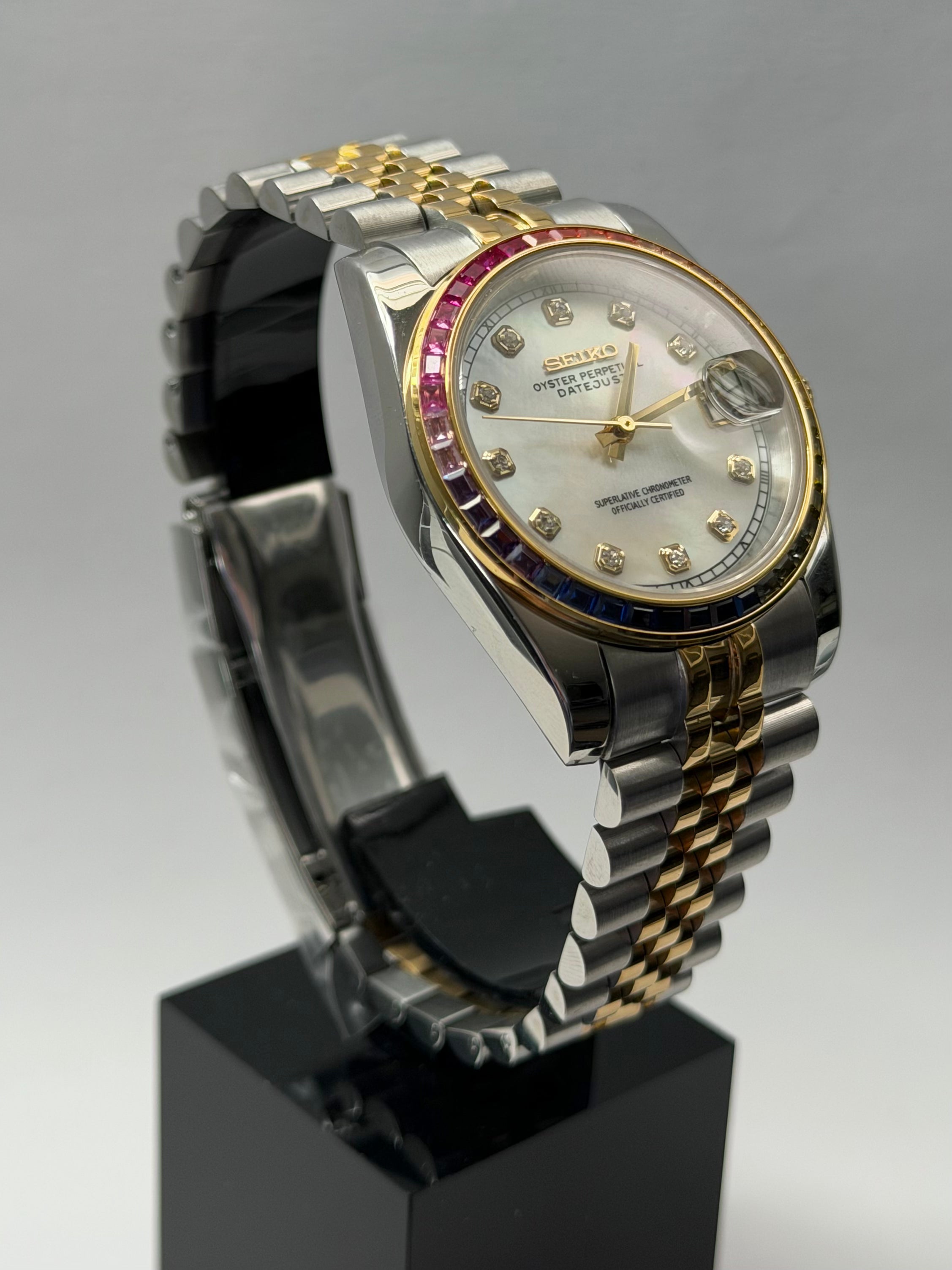 Datejust Mod Two Tones Marble