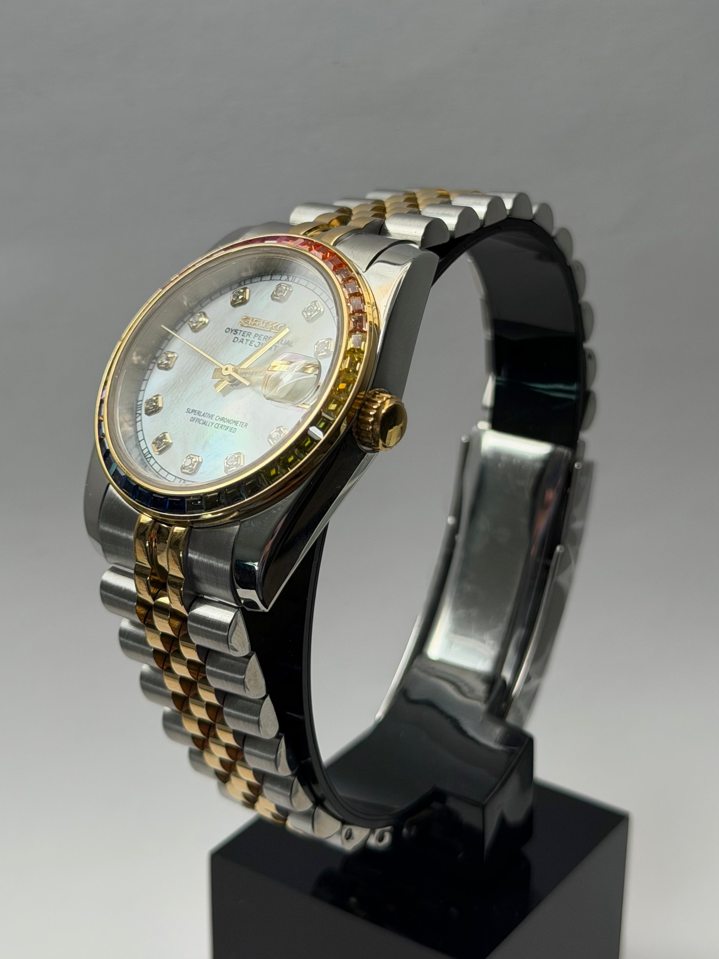 Datejust Mod Two Tones Marble