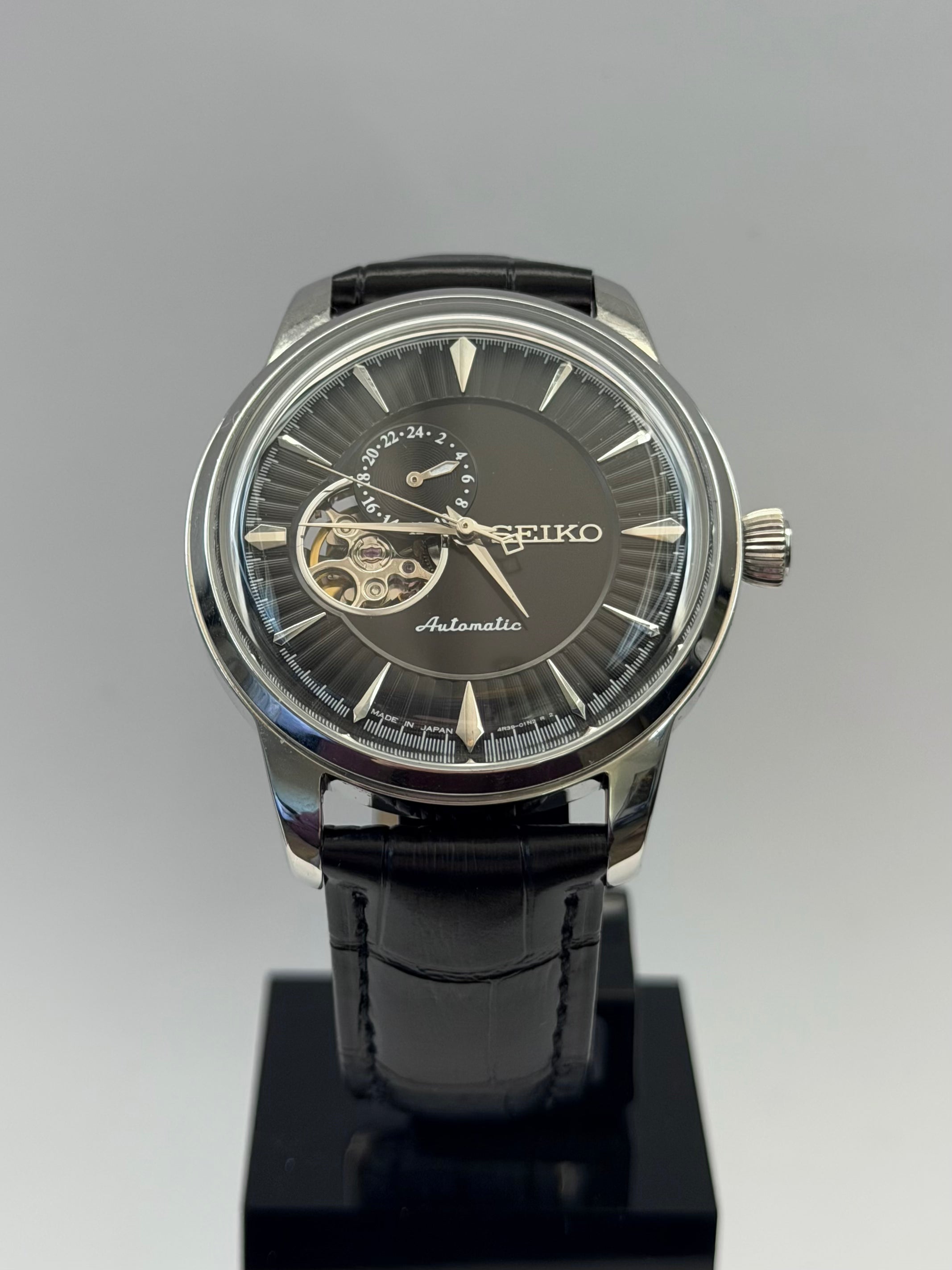 Presage Mod Black Leather