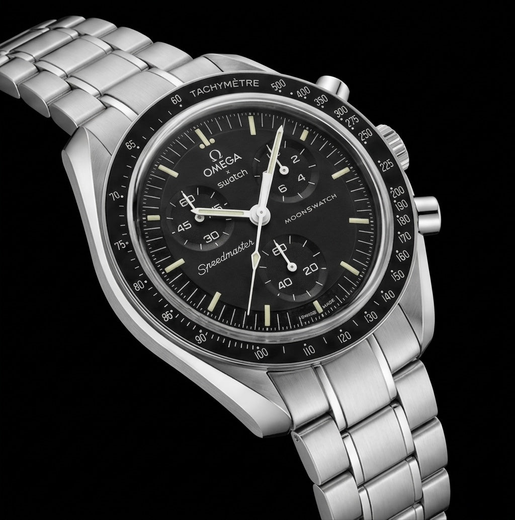 MOD Moonswatch Black Steel