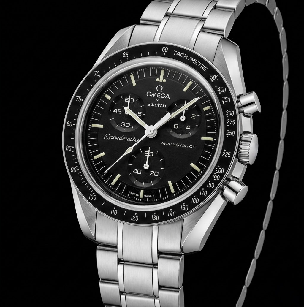 MOD Moonswatch Black Steel