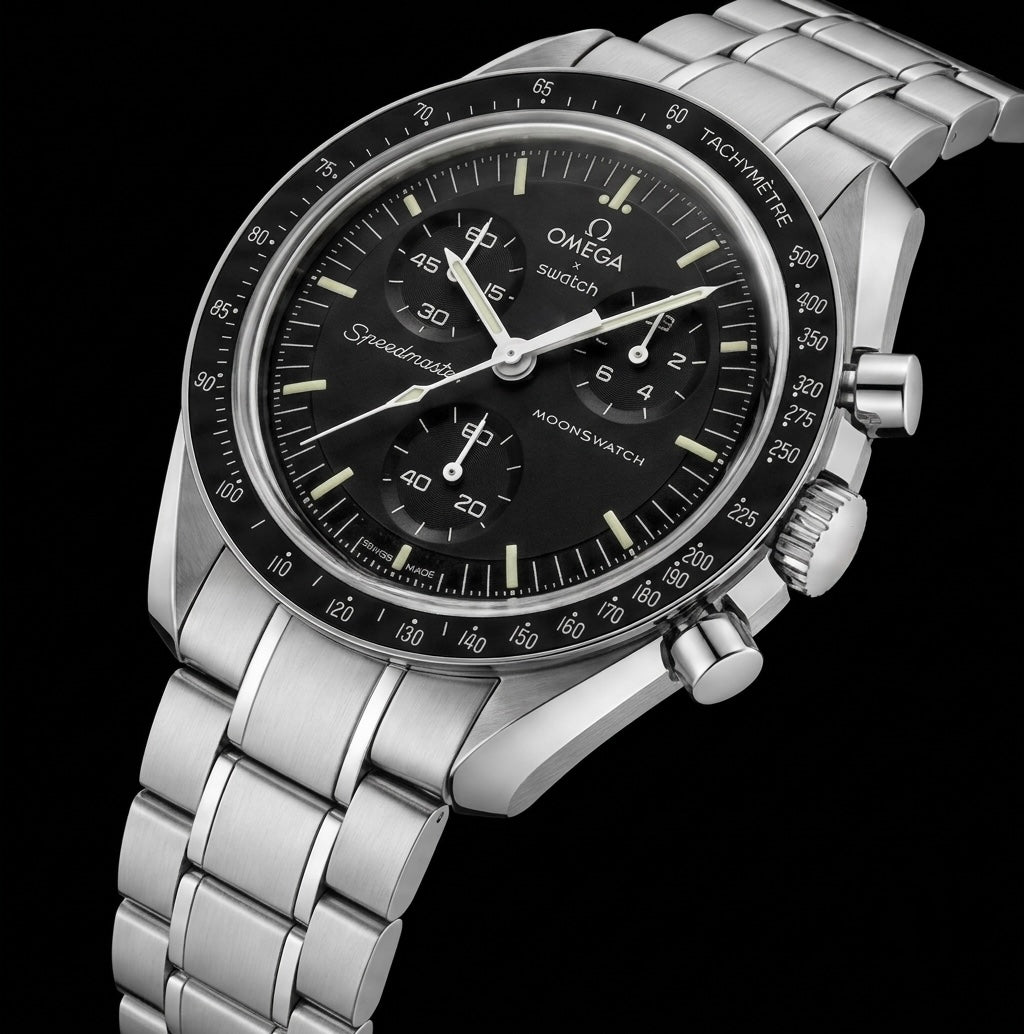 MOD Moonswatch Black Steel