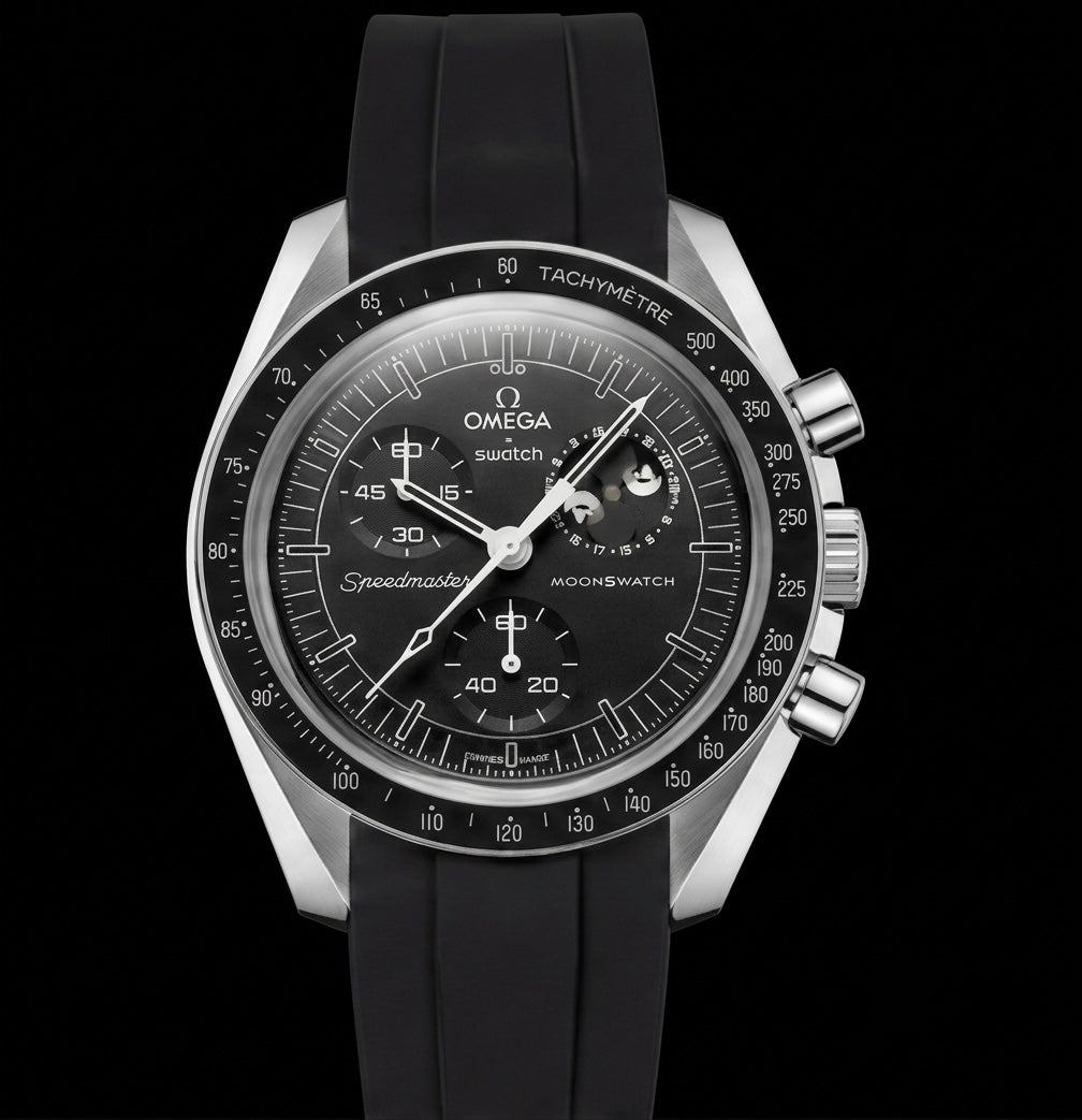 MOD Moonswatch Black Rubber Snoopy