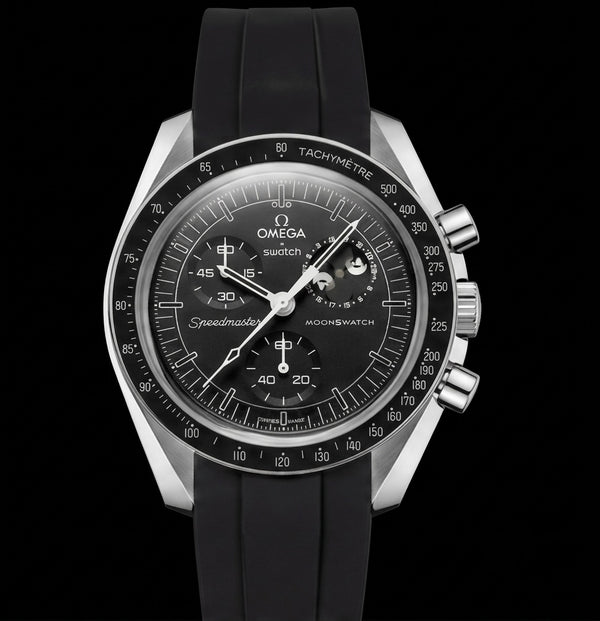 MOD Moonswatch Black Rubber Snoopy