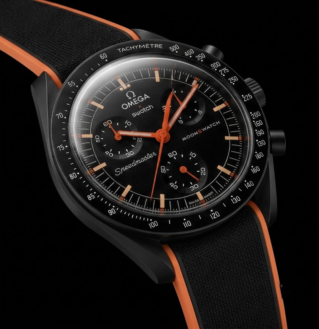 MOD Moonswatch Black Lava