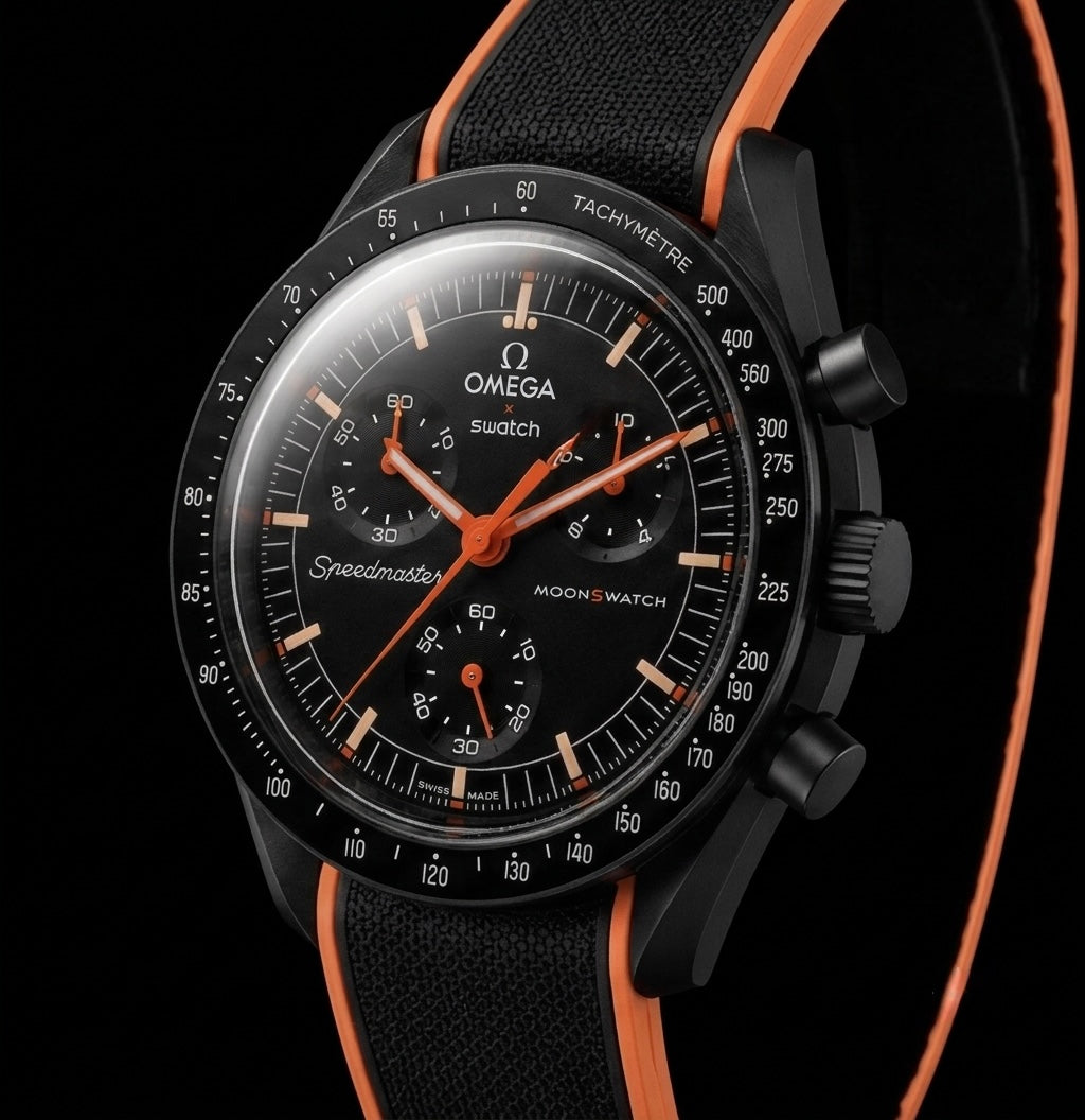 MOD Moonswatch Black Lava