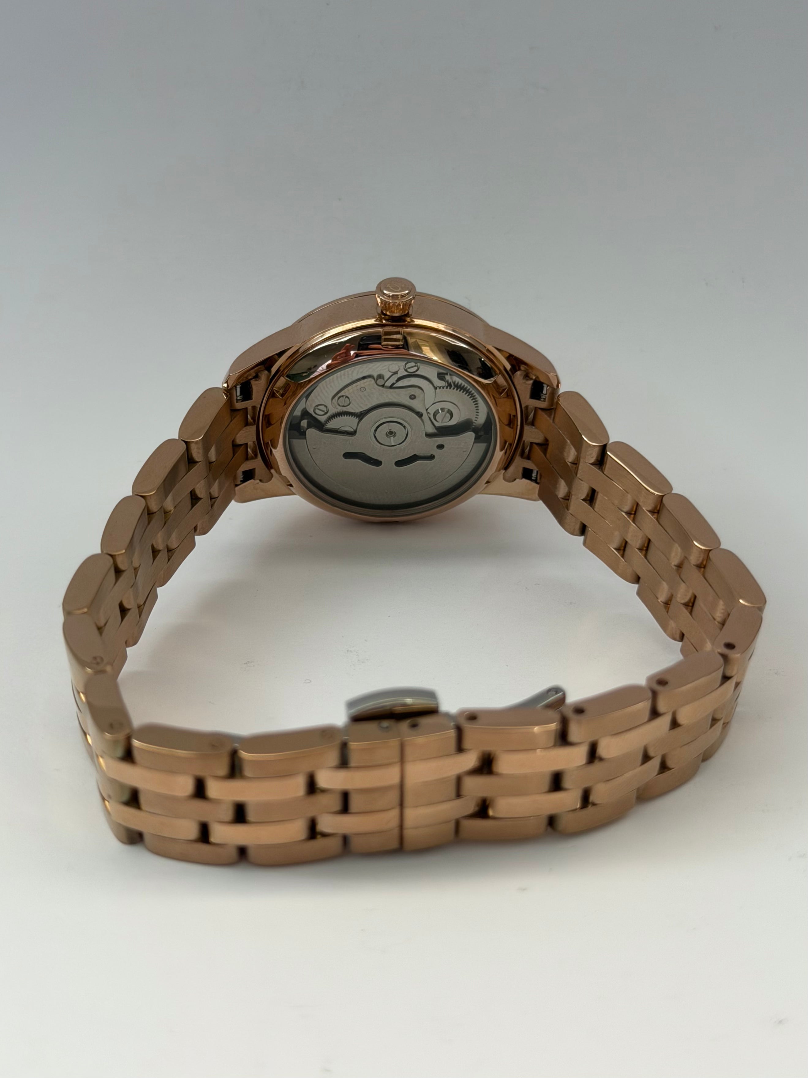 Presage Mod Rose Gold Arabic Green