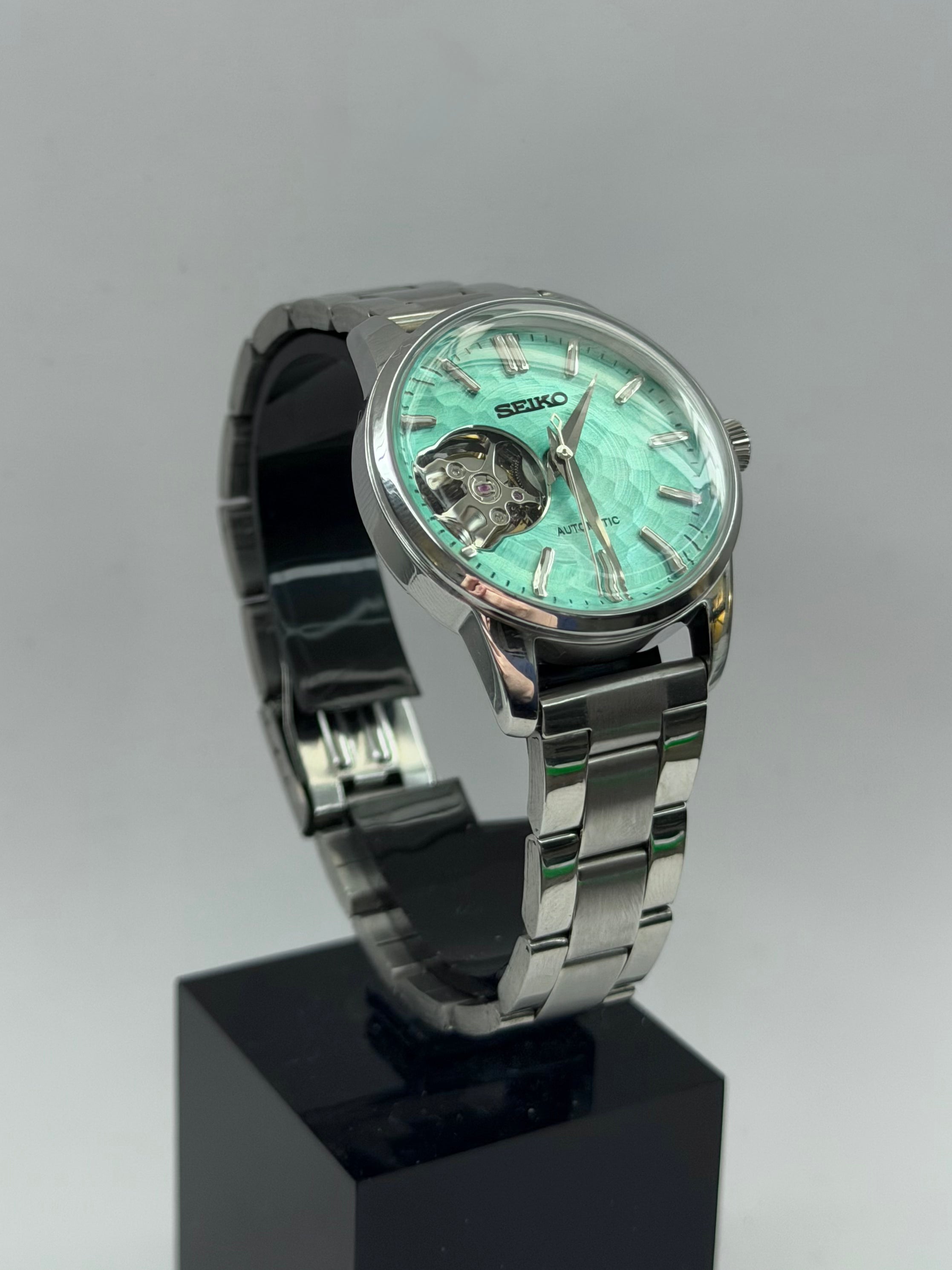 Presage Mod Rose Gold Open Heart Tiffany