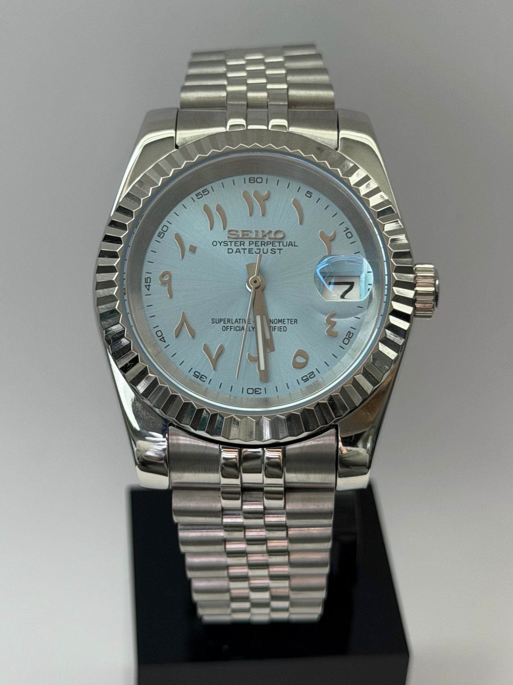 Datejust Mod Arabic Blue