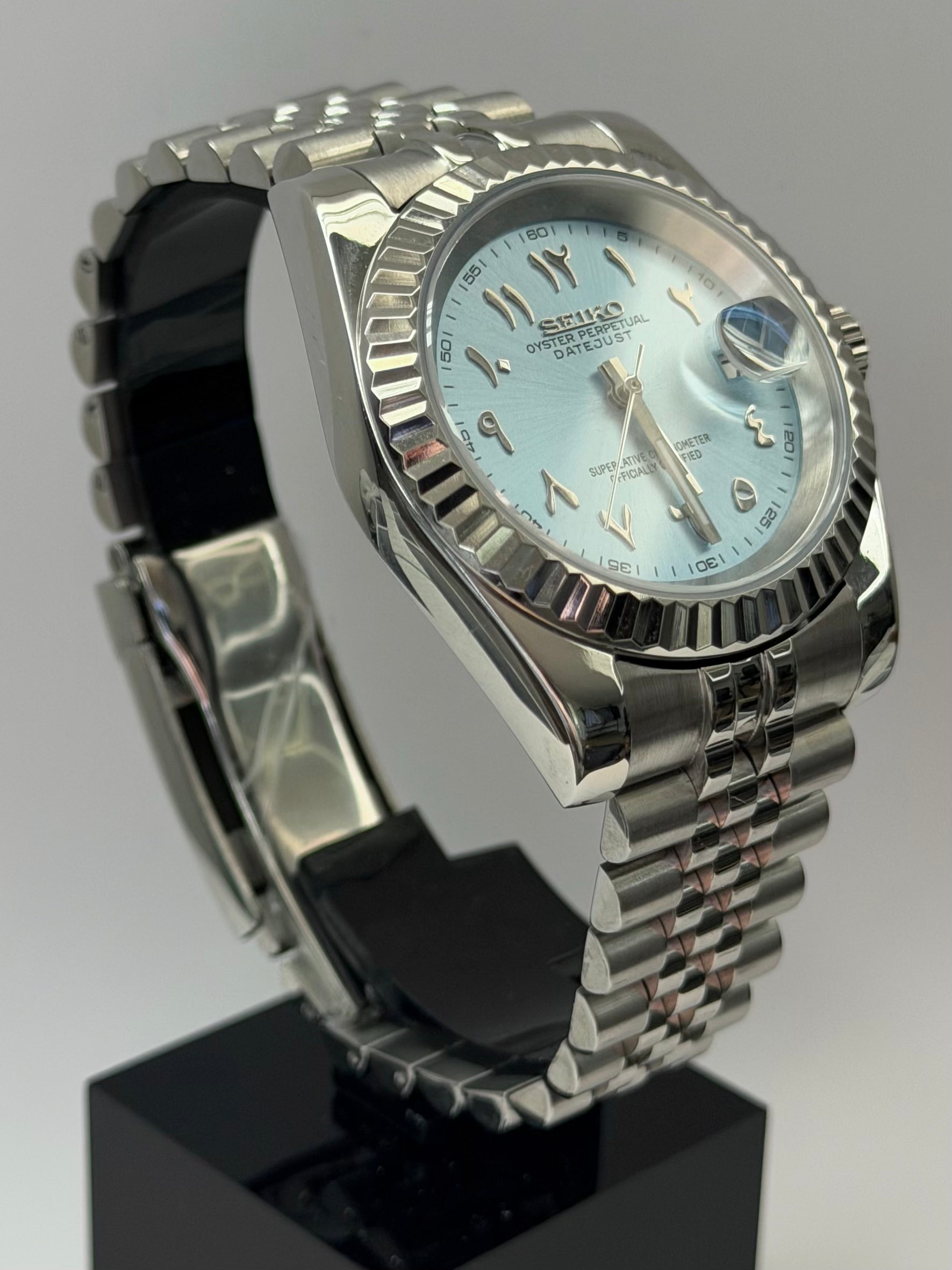 Datejust Mod Arabic Blue