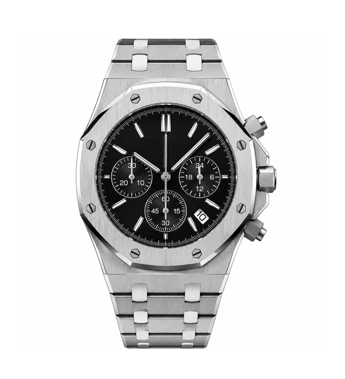 Royal Seikoak Mod Chrono Black