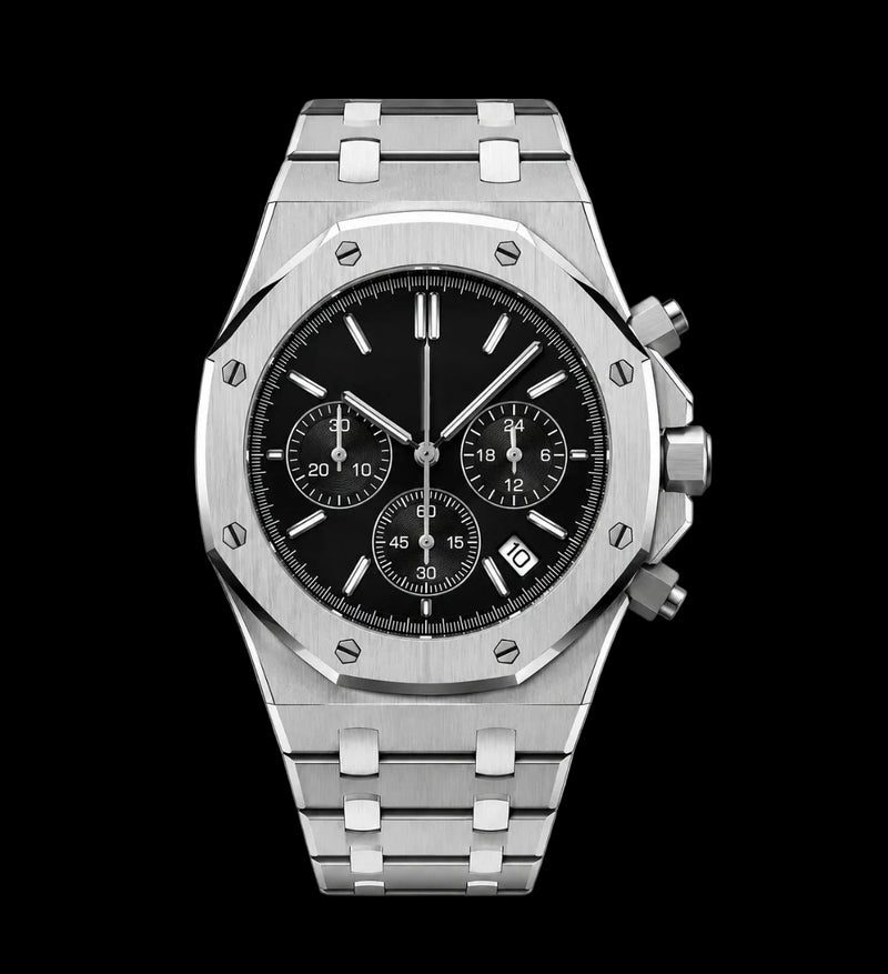 Royal Seikoak Mod Chrono Black