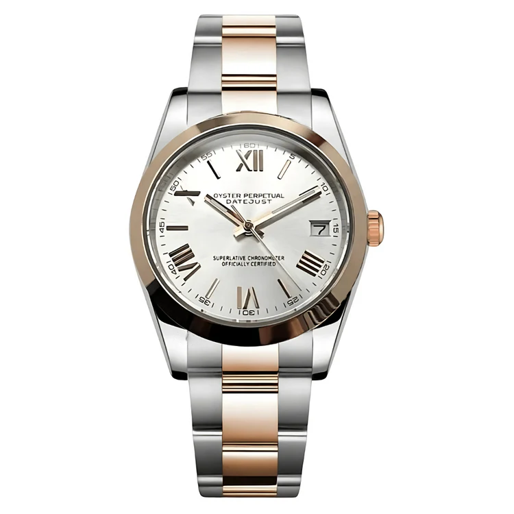 Vatejust Oyster Rose Gold Two Tones