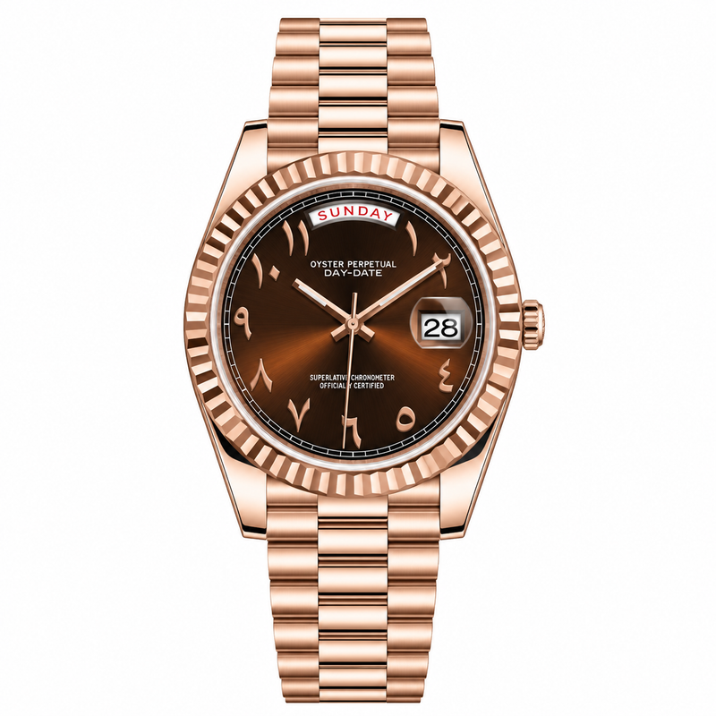 Seikojust Mod Daydate Rose Gold - Chocolate Arabic