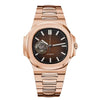 Nautiko Mod Rose Gold Chocolate Open Heart