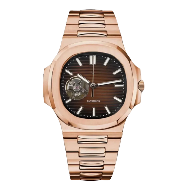 Nautiko Mod Rose Gold Chocolate Open Heart
